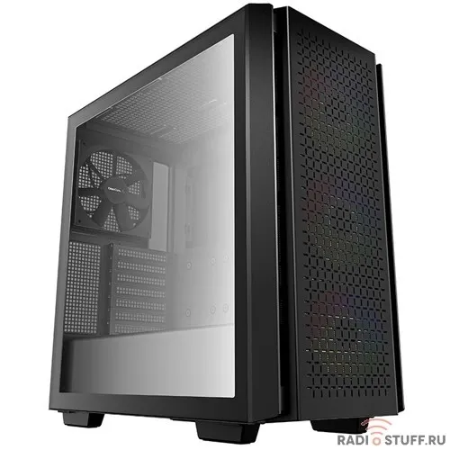 Корпус Deepcool CG560 черный без БП ATX 2x120mm 1x140mm 2xUSB3.0 audio bott PSU [R-CG560-BKAAE4-G-1]