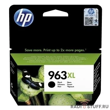 HP 3JA30AE Картридж струйный  963 черный (2000 стр.) {HP OfficeJet Pro 901x/902x/HP}