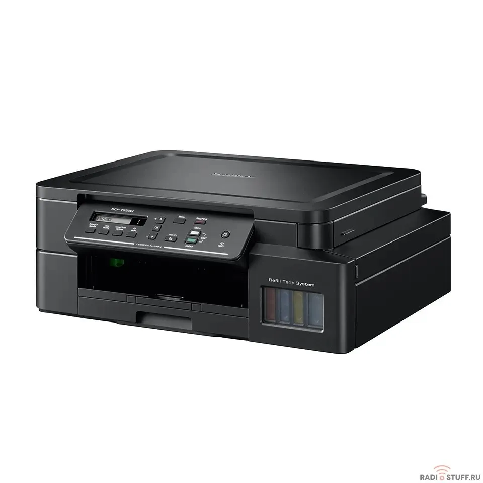 Brother DCP-T520W МФУ, А4, цветной струйный, 17/9,5 стр/мин, 128Мб, WiFi, старт.картриджи 2xBK,1xCMY (DCPT520WR1)
