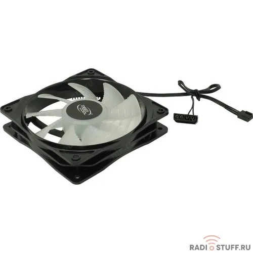 Вентилятор DEEPCOOL RF120B 120x120x25мм (96шт./кор, LED Blue подсветка, 1300об/мин) Retail