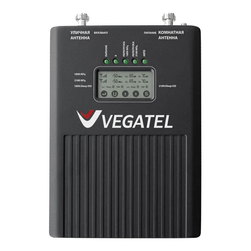 Репитер VEGATEL VT2-1800/3G (LED) для усиления сотовой связи и мобильного 3G интернета