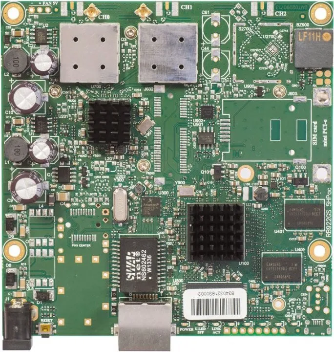 Плата Mikrotik RB911G-5HPacD