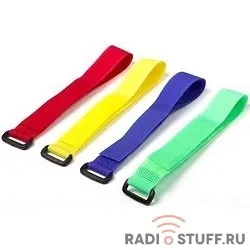 Hyperline WAS-290-GN Хомут для кабеля, липучка с застежкой, 290x20мм, зеленый  
