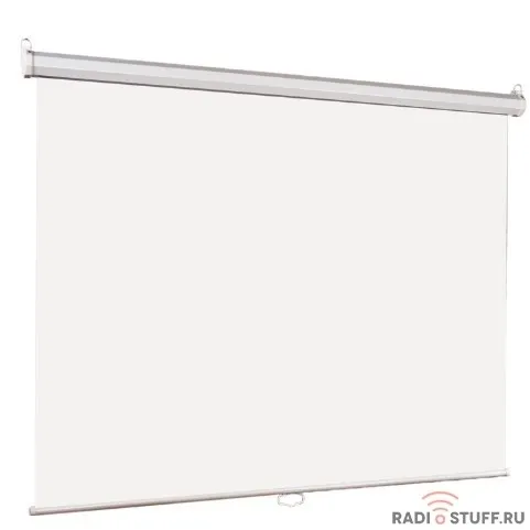 Lumien Eco Picture [LEP-100109] Настенный экран  203х203см (рабочая область 195х195 см) Matte White восьмигранный корпус, возможность потолочн./настенного крепления, уровень в комплекте, 1:1 (треуголь