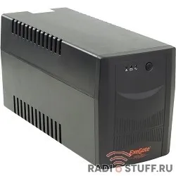 Exegate (EP212521RUS/EP223437RUS) Power  ИБП  Back UNB-1500  <1500VA, Black, 2 евророзетки+2 розетки IEC320>