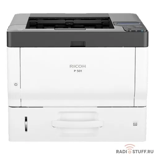 Ricoh P 501 Светодиодный принтер, A4, 2Гб, 43стр/мин, дуплекс, PS3, GigaLAN, старт.картр.6000стр.(418363)