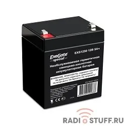 Exegate ES255175RUS Аккумуляторная батарея DTM 1205/EXS1250 (12V 5Ah, клеммы F1)