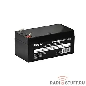 Exegate EX282959RUS Аккумуляторная батарея DTM 12032 (12V 3.2Ah, клеммы F1)