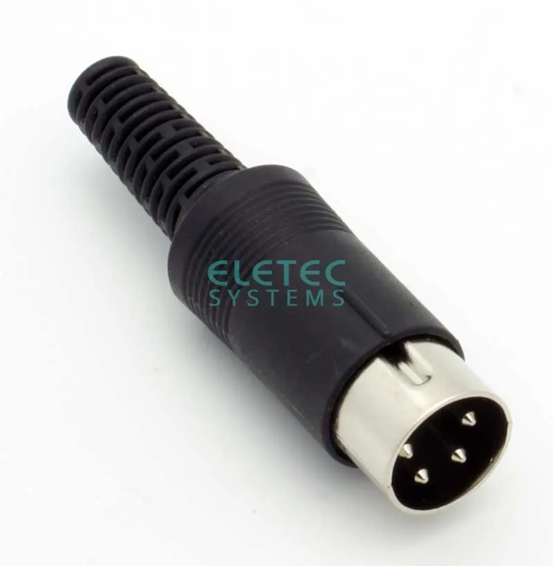 Штекер mini DIN 4-pin,NI/PI