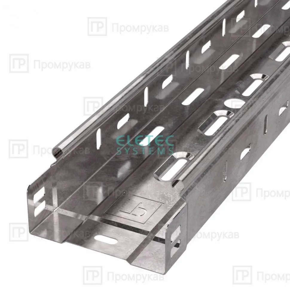 Лоток перфорированный Стандарт 150х80х3000 (6 м/уп) Промрукав