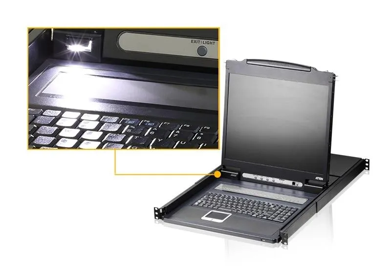 Коммутаторы консоли KVM Aten CL1316N-ATA-RG, W/LCD 16PORT 