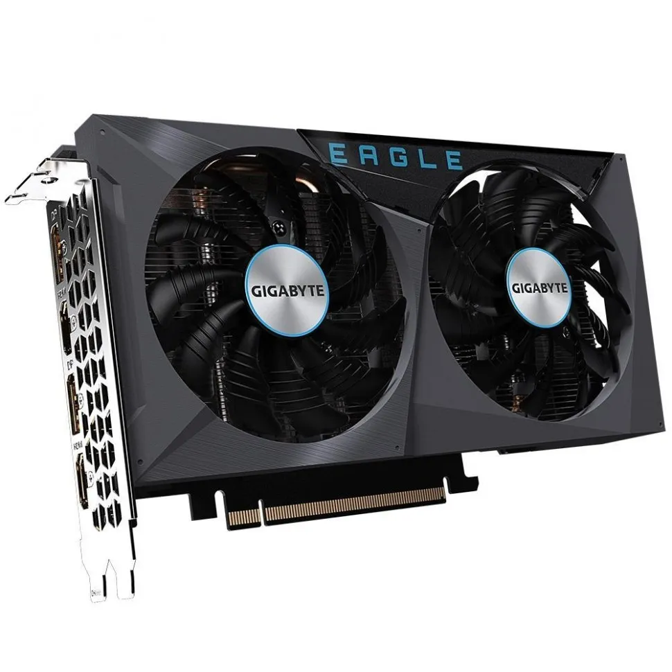 Видеокарта PCIE16 RTX3050 8GB GDDR6 GV-N3050EAGLE-8GD GIGABYTE