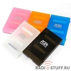 AgeStar 3UBCP1-6G (BLUE) USB 3.0 Внешний корпус 2.5" SATA HDD/SSD AgeStar 3UBCP1-6G (BLUE) USB 3.0, пластик, синий, безвинтовая конструкция
