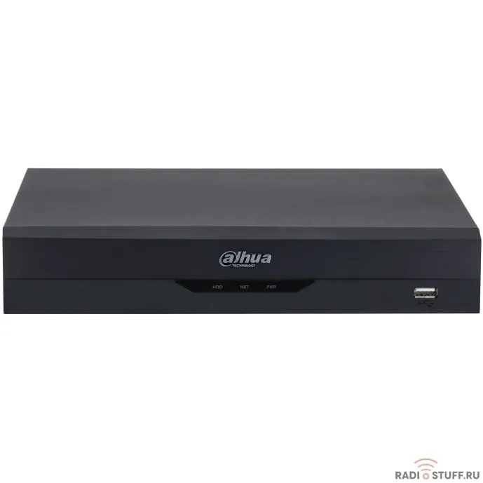 DAHUA DH-XVR5116HS-I3 16-канальный HDCVI-видеорегистратор с FR, видеоаналитика, до 24 IP каналов до 6Мп, 1 SATA III до 16Тбайт