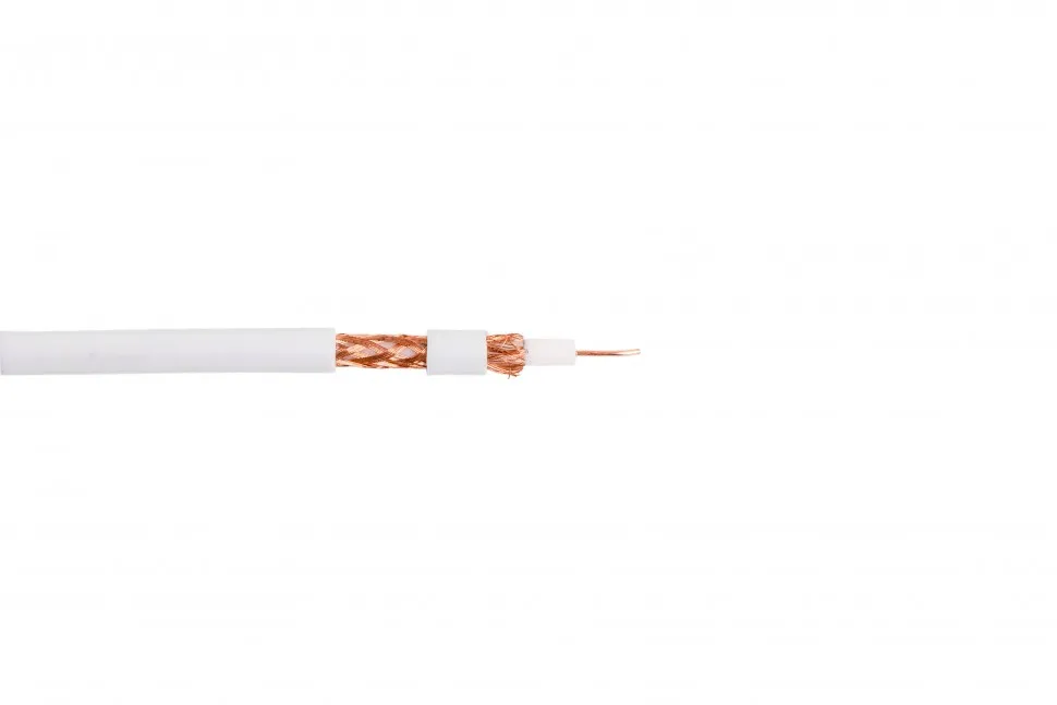 Кабель коаксиальный PK75-3-32  75 Ом, белый, 200 м