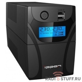 Ippon Back Power Pro II 600 black {1030300}