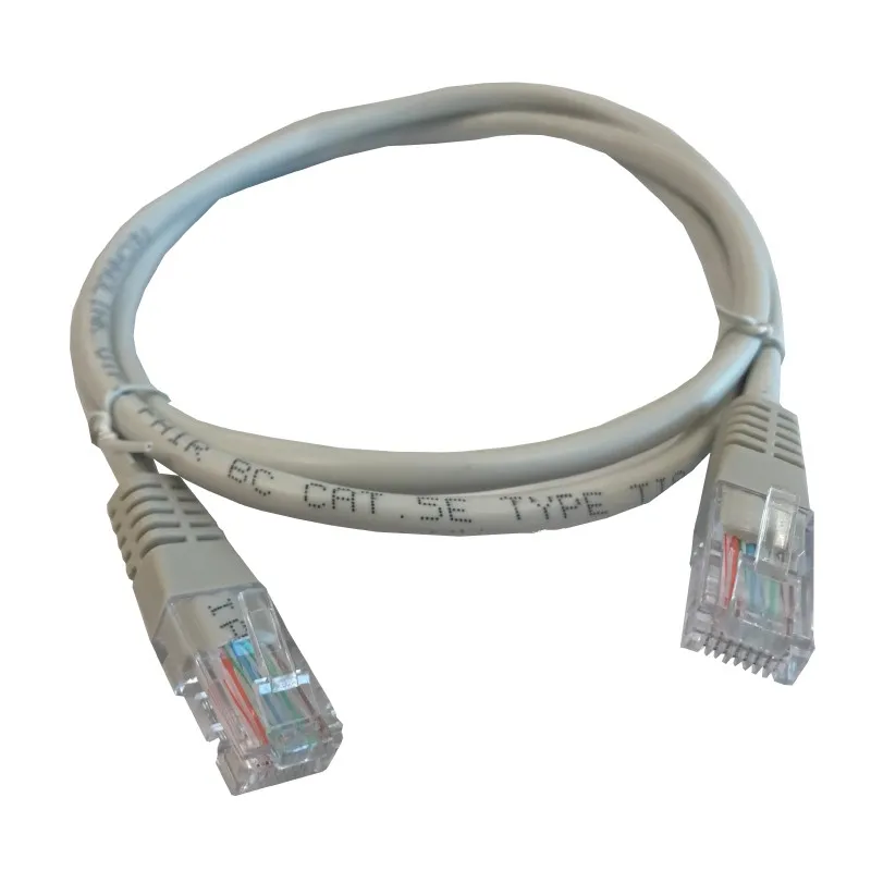 Патч-корд Technolink UTP4 cat 5e, 1,0м, ВС, LSZH, серый, литой коннектор (упак 10)