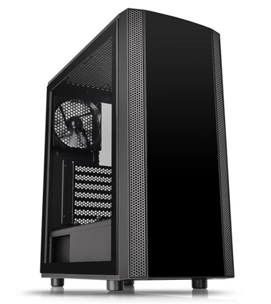 Thermaltake Versa J25 TG (CA-1L8-00M1WN-00) ATX / win / black / no PSU / Tempered Glass