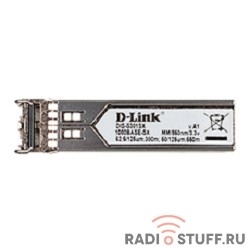 D-Link S301SX/A1A PROJ Промышленный SFP-трансивер с 1 портом 1000Base-SX для многомодового оптического кабеля (до 550 м)