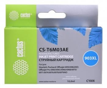 Картридж CYAN 10ML CS-T6M03AE CACTUS