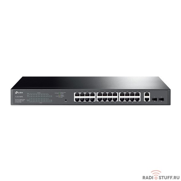 TP-Link TL-SG1428PE Easy Smart 28 портовый гигабитный коммутатор с 24 портами PoE+ SMB