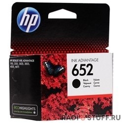 HP F6V25AE Картридж №652, Black {DJ IA 1115/2135/3635/4535/3835/4675 (360стр.)}