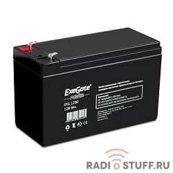 Exegate EP129860RUS Аккумуляторная батарея HR 12-9 (12V 9Ah 1234W, клеммы F2)