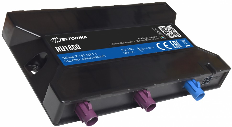 RUT850 (арт. RUT850311210) LTE-маршрутизатор Teltonika 