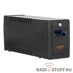 Exegate EP285568RUS ИБП ExeGate Power Smart ULB-650.LCD.AVR.EURO <650VA/360W, LCD, AVR, 2 евророзетки, Black>